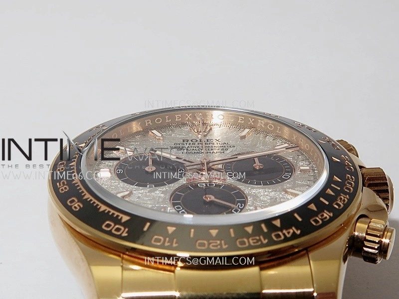Daytona 126515 Gain Weight APSF 1:1 Best Edition Real Meteorite Dial Sticks Markers on Oysterflex Strap SH4131