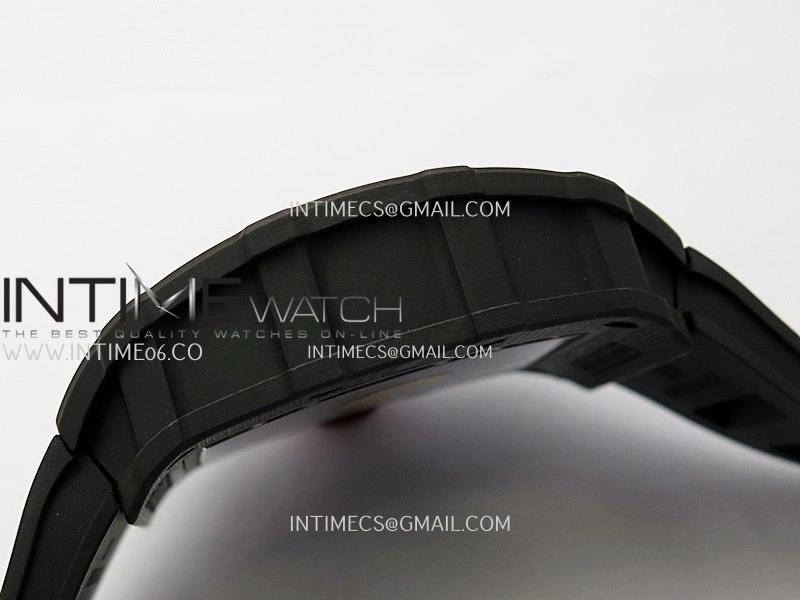 RM035-02 Real Black NTPT APSF 1:1 Best Edition Skeleton Dial On Black Rubber Strap Dandong Super Clone RMAL1