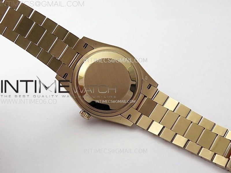 Day Date 36mm Gain Weight RG tungsten APSF 1:1 Best Edition Turquoise Dial Diamond Markers on SS President Bracelet A3255