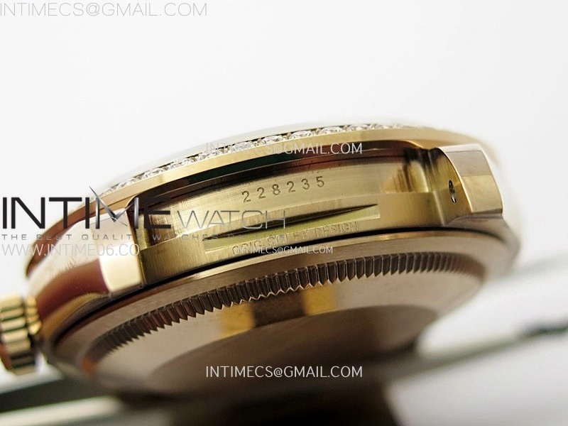 Day Date 36mm Gain Weight RG tungsten APSF 1:1 Best Edition Turquoise Dial Diamond Markers on SS President Bracelet A3255
