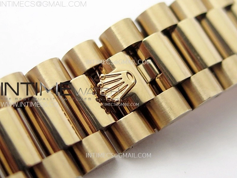Day Date 36mm Gain Weight RG tungsten APSF 1:1 Best Edition White MOP Dial Diamond Markers on SS President Bracelet A3255