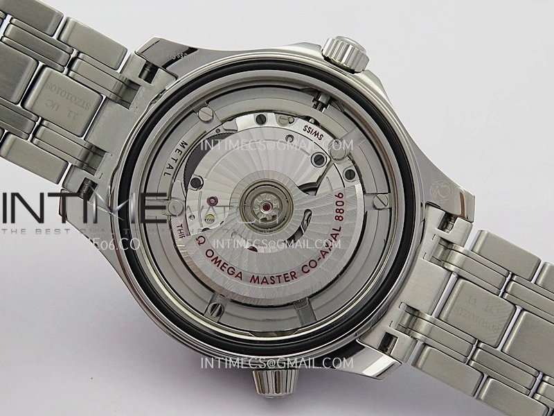 Seamaster Diver 300M Americas Cup SS V4 VSF 1:1 Best Edition White Wave Ceramic Dial On SS Bracelet Super Clone Asian 8800