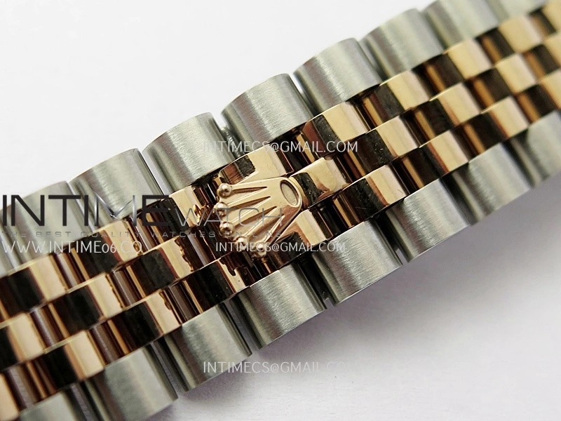 DateJust 31mm 904L SS RG AR+F Best Edition Brown Dial Roman Marker On 904L RG SS Jubilee Bracelet A2236