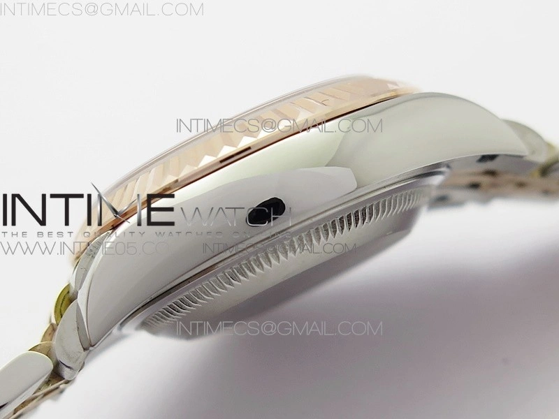 Datejust 28mm 279173 SS RG BP Best Edition Silver Crystal Markers Dial on SS RG Jubilee Bracelet ETA2671