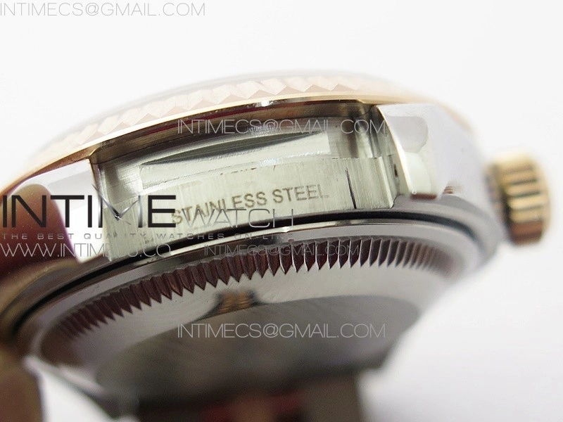 Datejust 28mm 279173 SS RG BP Best Edition Silver Crystal Markers Dial on SS RG Jubilee Bracelet ETA2671