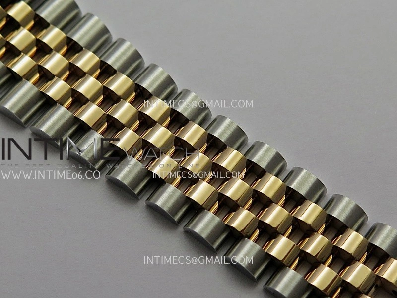 DateJust 36mm 126231 SS RG V2 QF 1:1 Best Edition Gray Dial Roman Marker On SS RG Jubilee Bracelet SH3235
