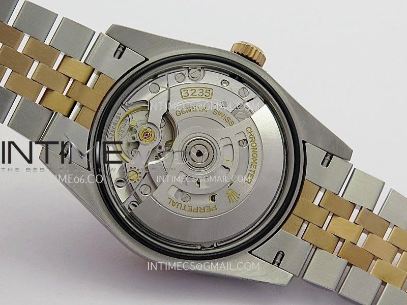DateJust 36mm 126231 SS RG V2 QF 1:1 Best Edition Gray Dial Roman Marker On SS RG Jubilee Bracelet SH3235