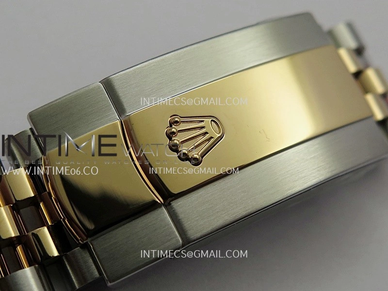 DateJust 36mm 126231 SS RG V2 QF 1:1 Best Edition Gray Dial Stick Marker On SS RG Jubilee Bracelet SH3235