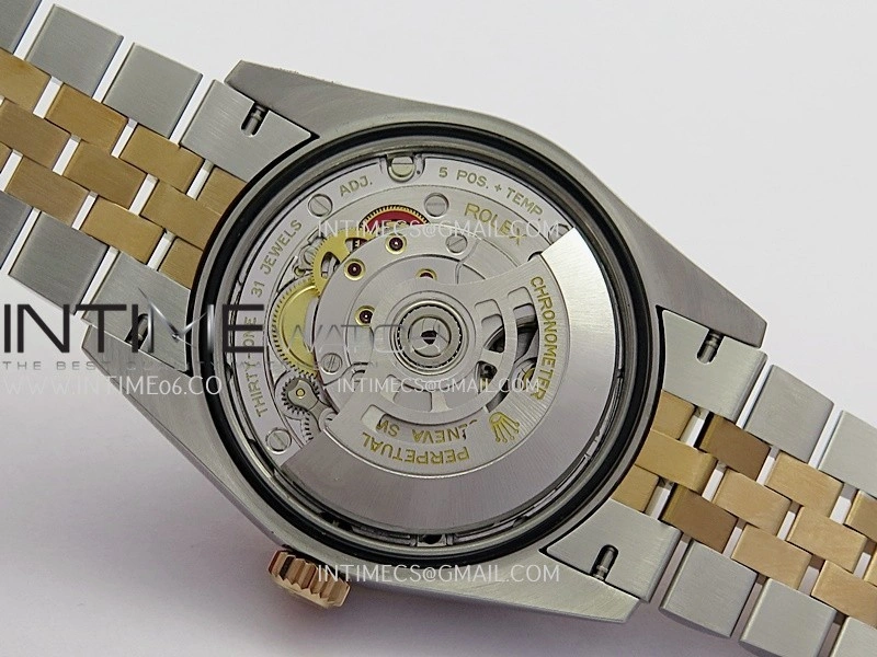 DateJust 36mm 126231 SS RG V2 QF 1:1 Best Edition Gray Dial Stick Marker On SS RG Jubilee Bracelet SH3235