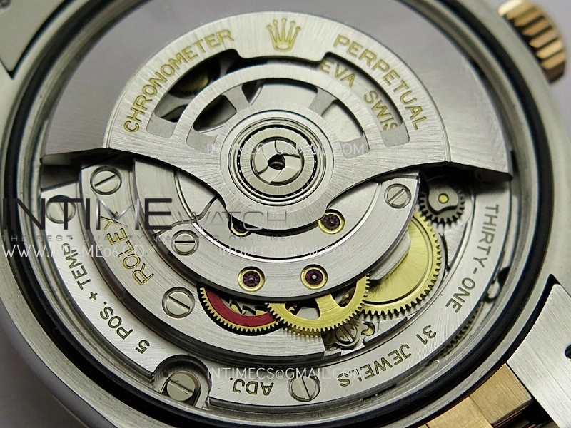 DateJust 36mm 126231 SS RG V2 QF 1:1 Best Edition Gray Dial Stick Marker On SS RG Jubilee Bracelet SH3235