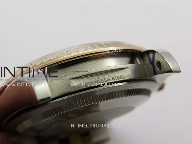 DateJust 36mm 126231 SS RG V2 QF 1:1 Best Edition Gray Dial Stick Marker On SS RG Jubilee Bracelet SH3235