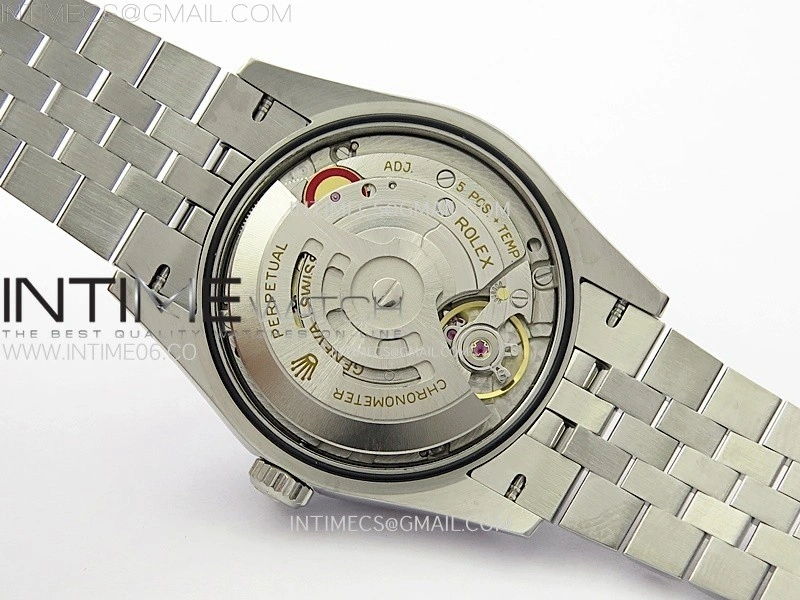 DateJust 36MM 126234 SS APSF 1:1 Best Edition Black Dial Diamond Markers on SS Jubilee Bracelet SA3235