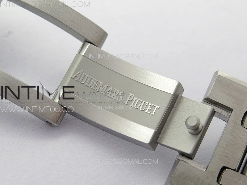 Royal Oak 41mm 15400 SS APSF 1:1 Best Edition Silver Textured Dial on SS Bracelet A3120 Super Clone V3