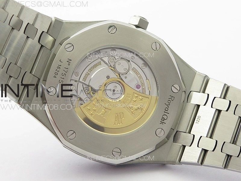 Royal Oak 41mm 15400 SS APSF 1:1 Best Edition Silver Textured Dial on SS Bracelet A3120 Super Clone V3