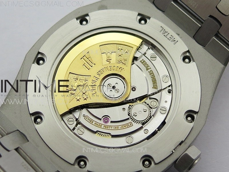 Royal Oak 41mm 15400 SS APSF 1:1 Best Edition Silver Textured Dial on SS Bracelet A3120 Super Clone V3