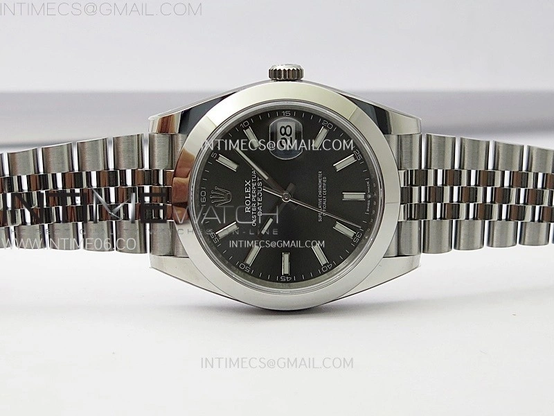 DateJust 41mm 126300 904 SS AR+F V2 1:1 Best Edition Rhodium Dial Sticks Markers on Jubilee Bracelet DD3235
