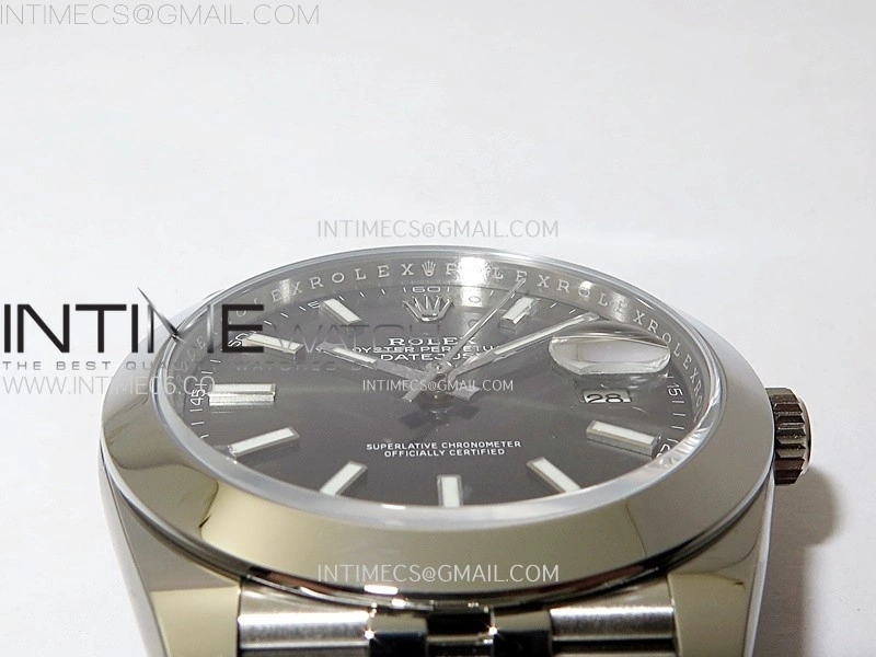 DateJust 41mm 126300 904 SS AR+F V2 1:1 Best Edition Rhodium Dial Sticks Markers on Jubilee Bracelet DD3235