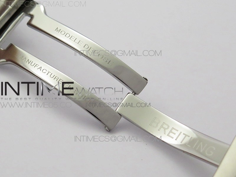 Seawolf 45mm SS B50 1:1 Best Edition SuperLumed Black Dial Sticks Markers on SS Bracelet A2824