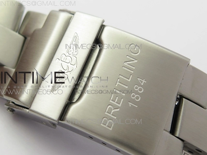 Seawolf 45mm SS B50 1:1 Best Edition SuperLumed Yellow Dial Stick Markers on SS Bracelet A2824