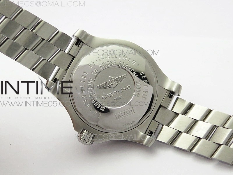 Seawolf 45mm SS B50 1:1 Best Edition SuperLumed Yellow Dial Stick Markers on SS Bracelet A2824