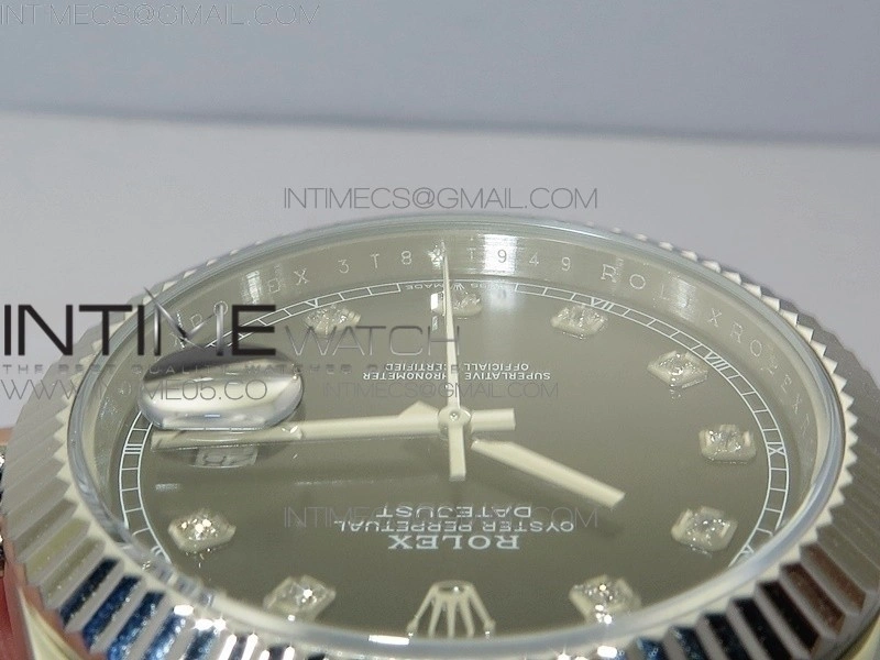DateJust 41 126334 SS BP 1:1 Best Edition New Version Black Crystal Markers Dial on Jubilee Bracelet