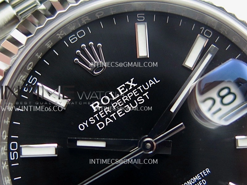 DateJust 41mm 126334 904L SS Clean Plus 1:1 Best Edition Black Dial Stick Marker On Jubilee Bracelet DD3235