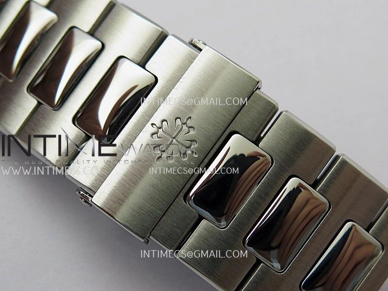 Nautilus 5711 1A SS DDF 1:1 Best Edition Tiffany Blue Textured Dial On SS Bracelet Super Clone 324