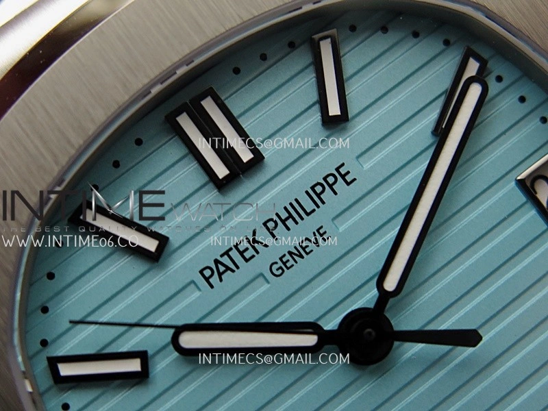 Nautilus 5711 1A SS DDF 1:1 Best Edition Tiffany Blue Textured Dial On SS Bracelet Super Clone 330