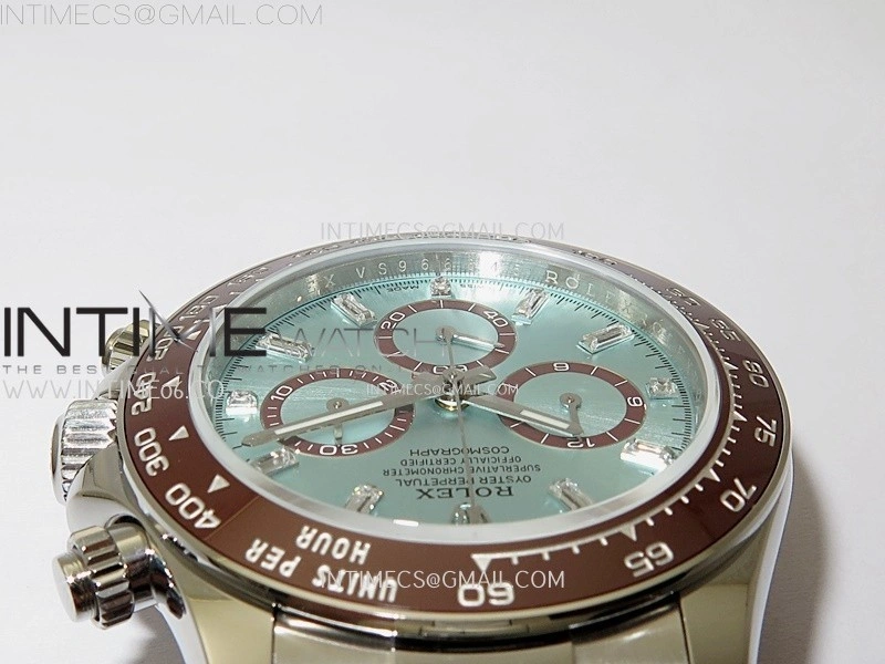 Daytona 126506 904L SS QF 1:1 Best Edition Ice Blue Dial Crystal Marker on 904L SS Bracelet SH4131 V6