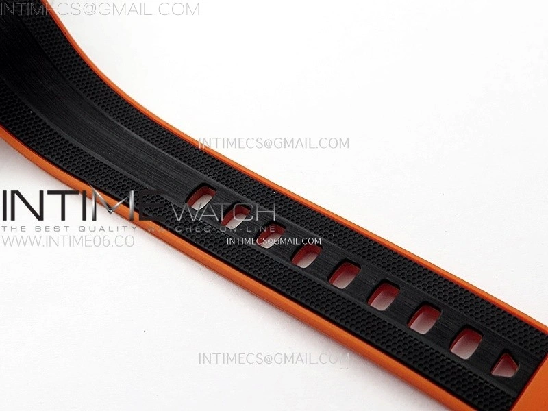 Seamaster 6000M Ultra Deep SS TF 1:1 Best Edition Gray Dial Orange Ceramic Bezel on Black Rubber Strap A2824