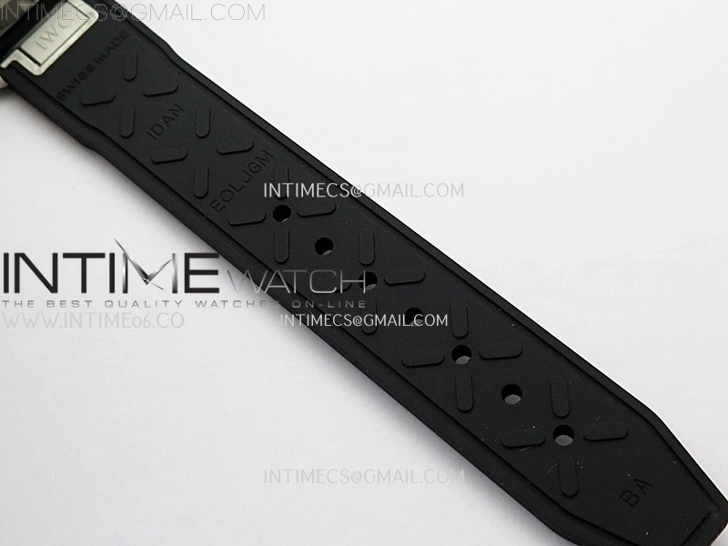 Pilot Chrono IW3883 SS V9F Best Edition Black Dial On Black Quick Change Rubber Strap A7750 to 69385