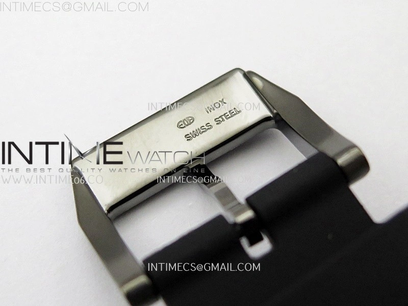 Pilot Chrono AMG IW388305 Sandblasting SS V9F Best Edition Black Dial On Black Quick Change Rubber Strap A7750 to 69385
