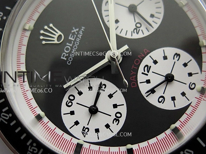 Daytona 6263 Without Oyster Word SS Black Bezel MSF Best Edition Black Dial White Subdials On SS Bracelet Venus 75