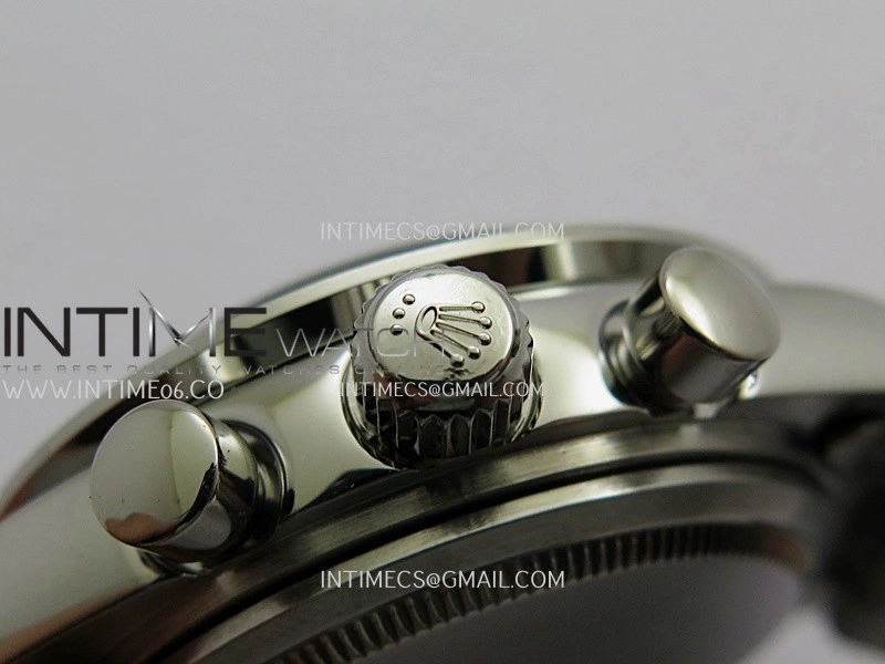 Daytona 6263 Without Oyster Word SS Black Bezel MSF Best Edition Black Dial White Subdials On SS Bracelet Venus 75
