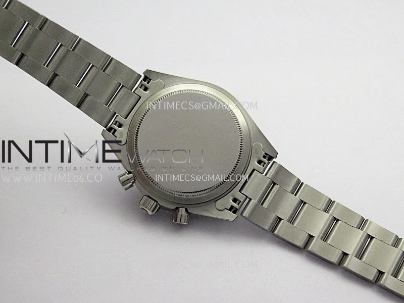 Daytona 6263 Tiffany SS Black Bezel MSF Best Edition White Dial Black Subdials On SS Bracelet Venus 75