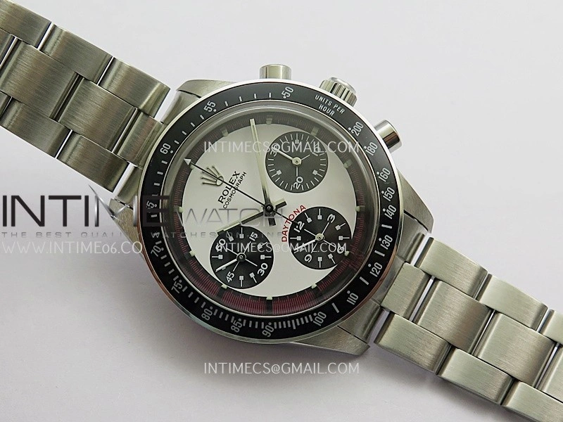 Daytona 6263 Without Oyster Word SS Black Bezel MSF Best Edition White Dial Black Subdials On SS Bracelet Venus 75