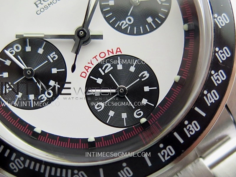 Daytona 6263 Without Oyster Word SS Black Bezel MSF Best Edition White Dial Black Subdials On SS Bracelet Venus 75