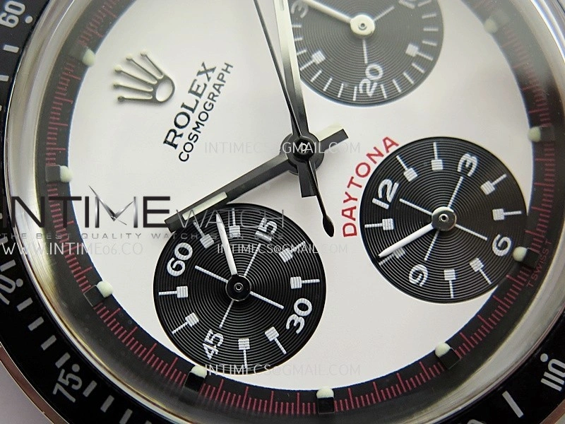 Daytona 6263 Without Oyster Word SS Black Bezel MSF Best Edition White Dial Black Subdials On SS Bracelet Venus 75