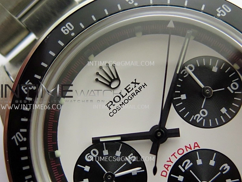 Daytona 6263 Without Oyster Word SS Black Bezel MSF Best Edition White Dial Black Subdials On SS Bracelet Venus 75