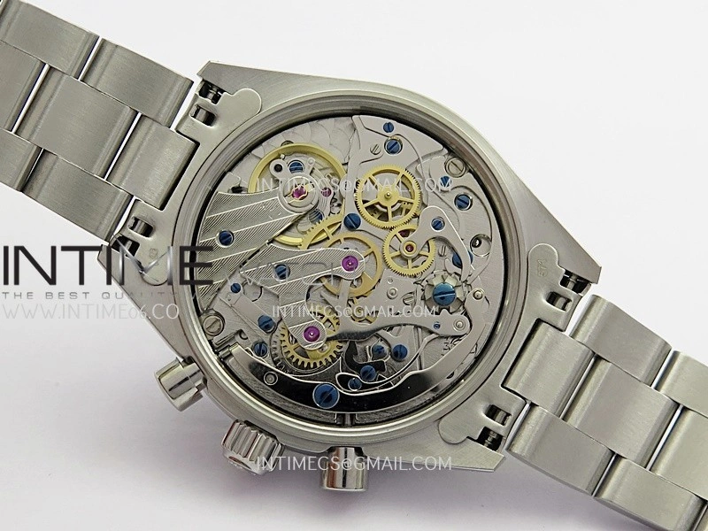 Daytona 6263 Without Oyster Word SS Black Bezel MSF Best Edition White Dial Black Subdials On SS Bracelet Venus 75