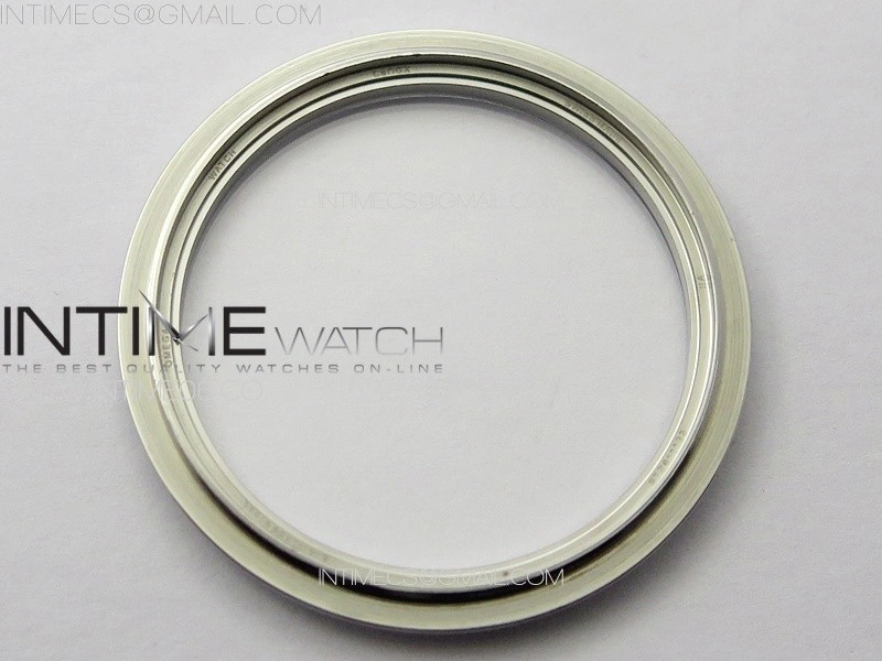 Constellation 41mm SS Black Ceramic Bezel VSF 1:1 Best Edition Silver Dial on Black Gummy Strap A8900