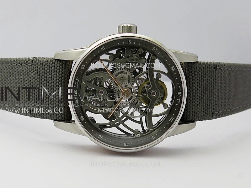 Code 11.59 26600CR SS RG APPF Best Edition Green Skeleton Dial On Green Nylon Strap Asian Tourbillon