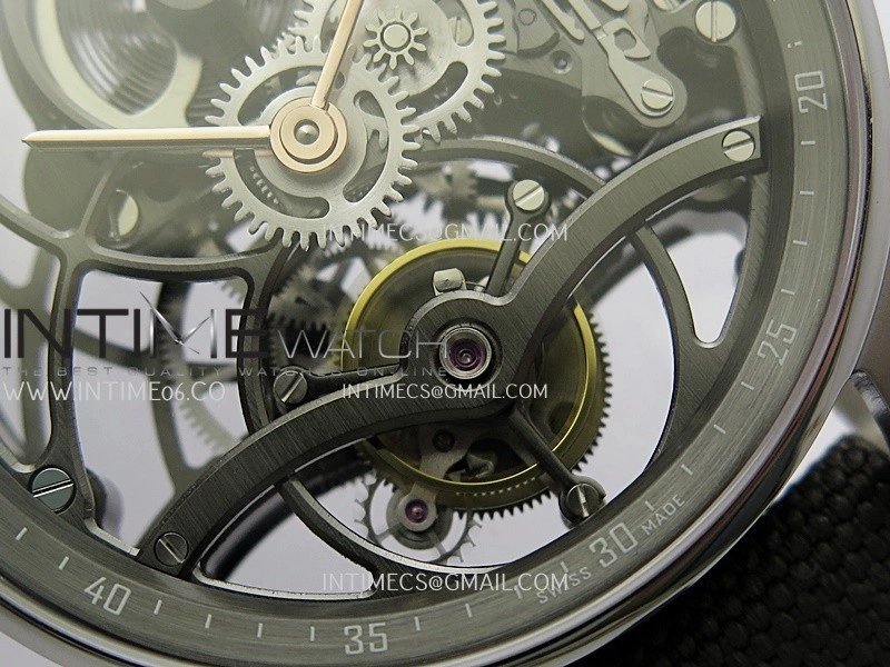 Code 11.59 26600CR SS RG APPF Best Edition Green Skeleton Dial On Green Nylon Strap Asian Tourbillon