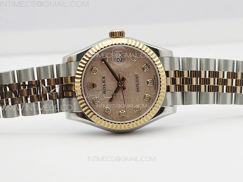 DateJust 31mm 178271 SS RG APSF Best Edition RG Jubilee Dial Crystal Markers on Jubilee Bracelet A2824