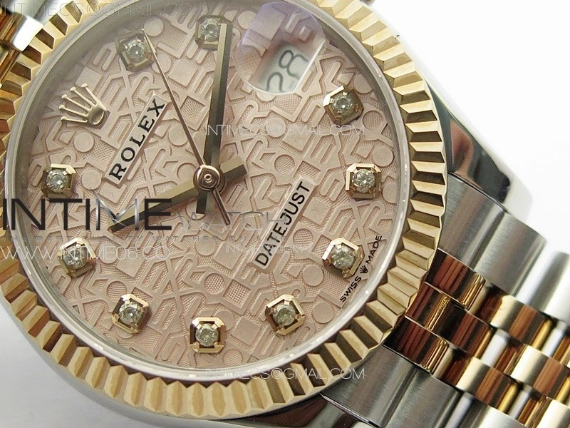 DateJust 31mm 178271 SS RG APSF Best Edition RG Jubilee Dial Crystal Markers on Jubilee Bracelet A2824