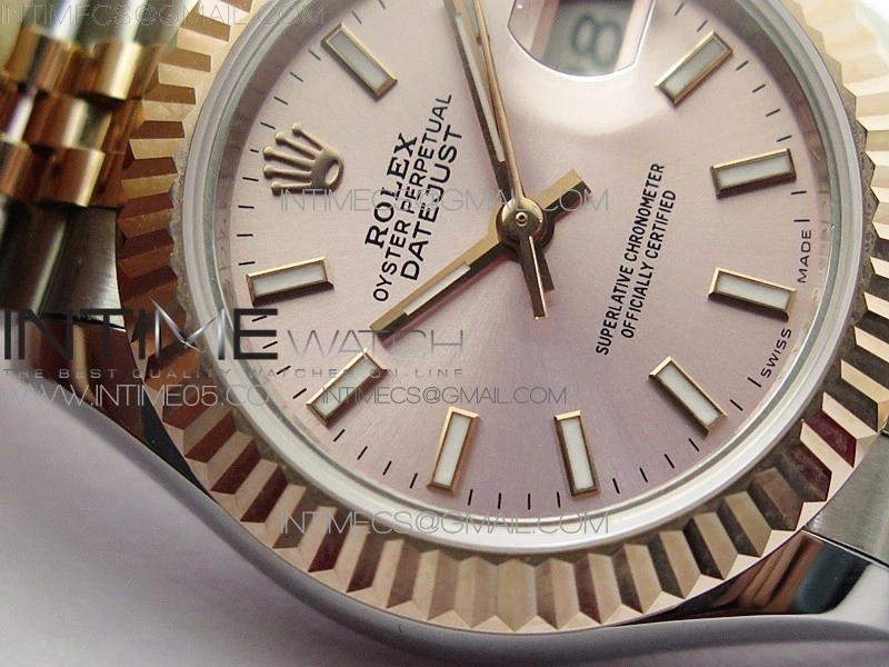 Datejust 28mm 279173 SS RG BP Best Edition Silver Sticks Markers Dial on SS RG Jubilee Bracelet ETA2671