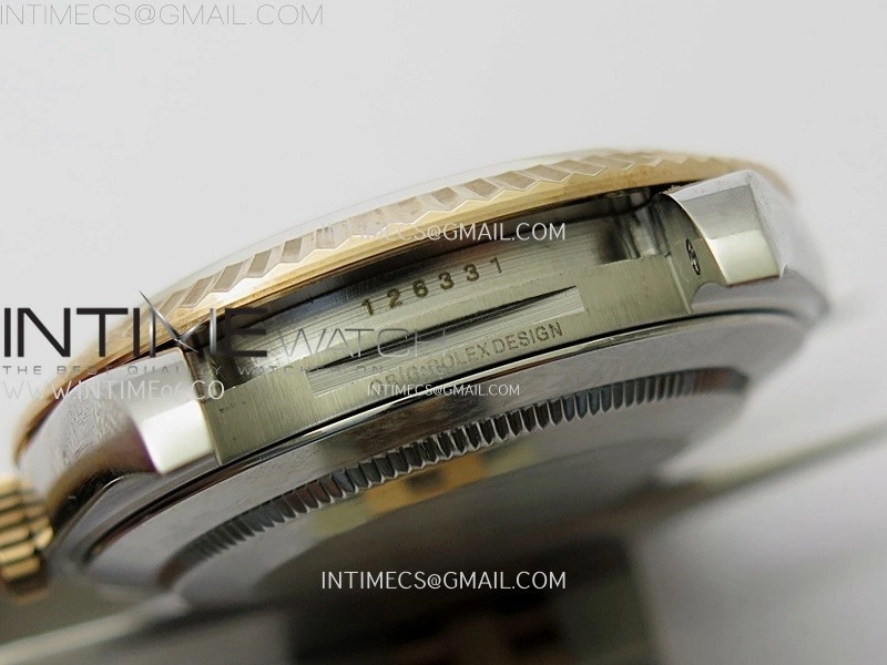 DateJust 126331 904L SS RG JDF 1:1 Best Edition Gray Fluted Dial Stick Markers on Jubilee SS RG Bracelet
