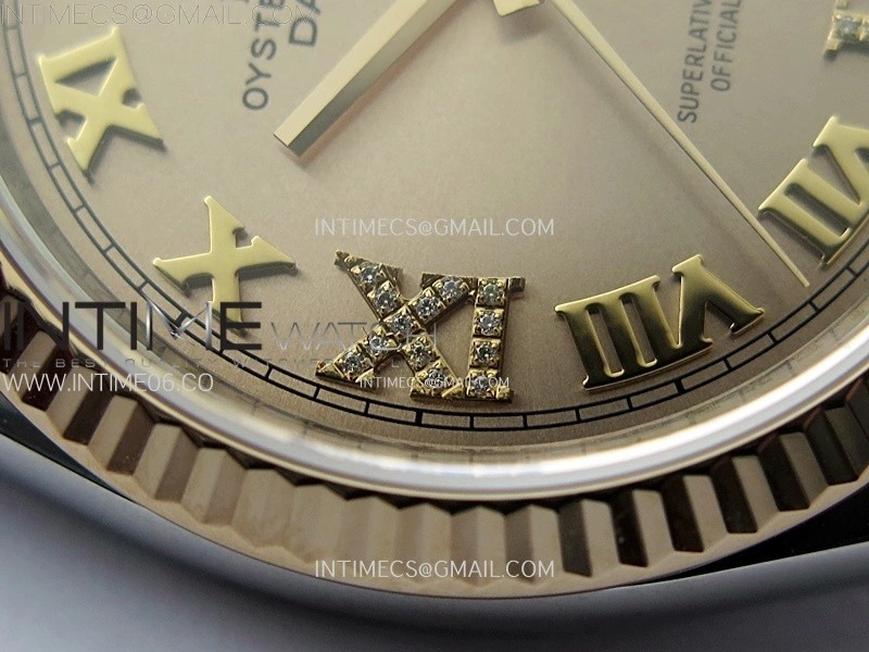 DateJust 36 SS 126231 904L SS RG VSF 1:1 Best Edition Rose Gold Dial Roman Markers on Jubilee Bracelet VS3235