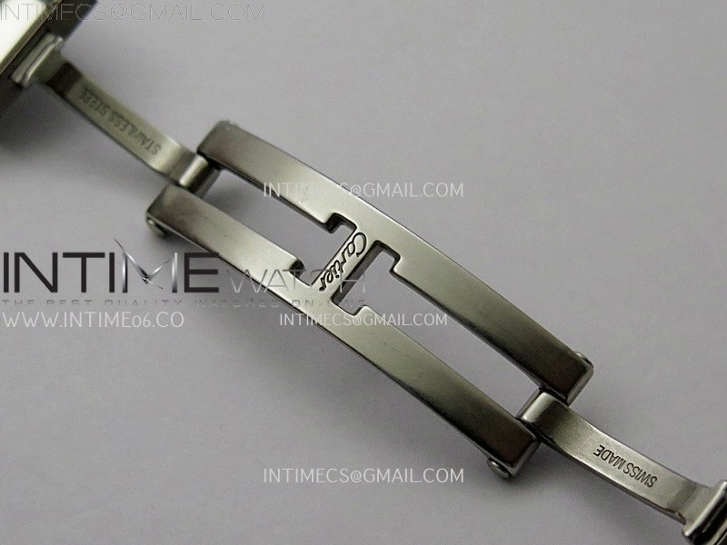 Tank Anglaise 30mm SS YG 8848F 1:1 Best Edition White Dial Diamond Marker on SS Bracelet Ronda Quartz