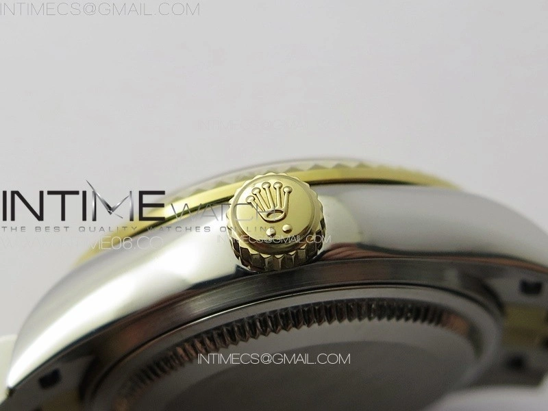Datejust 28mm 279179 SS YG APSF Best Edition Green Dial Crystals Markers on SS YG Jubilee Bracelet NH05